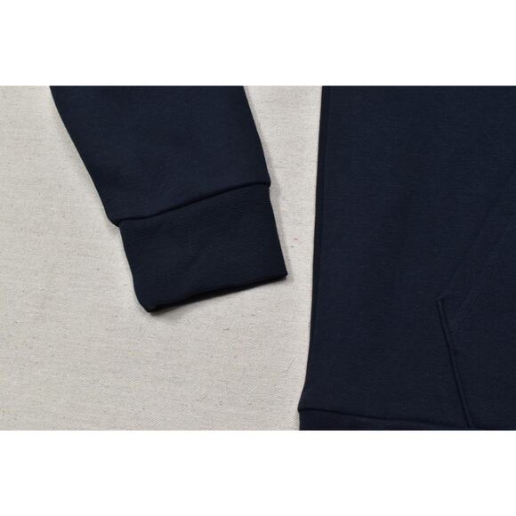 Under Armour Men's Black Essential Fleece Hoodie Regular Size M Cotton Blend NWT - Picture 4 of 8